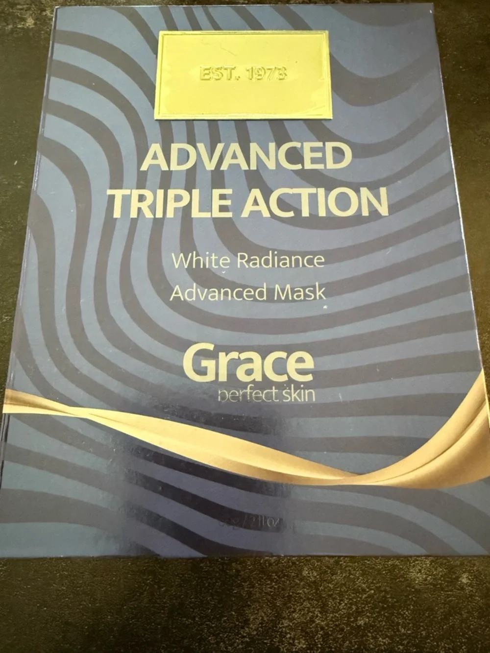 Grace Advanced Triple Action Mask - Blue &‎ Silver Jar